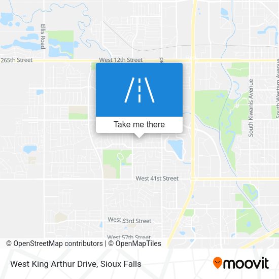 Mapa de West King Arthur Drive