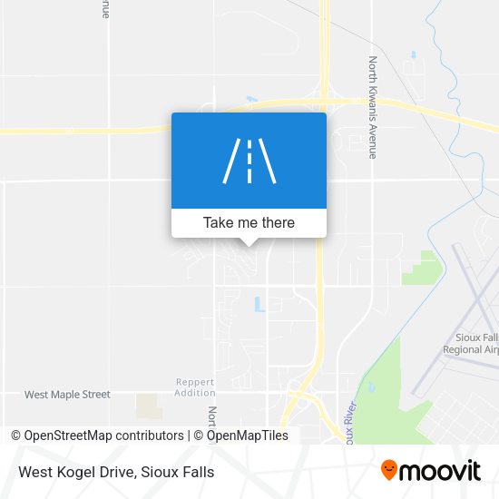 Mapa de West Kogel Drive