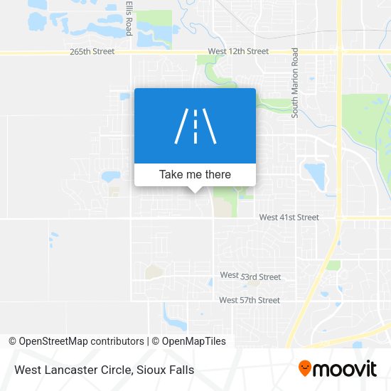 West Lancaster Circle map