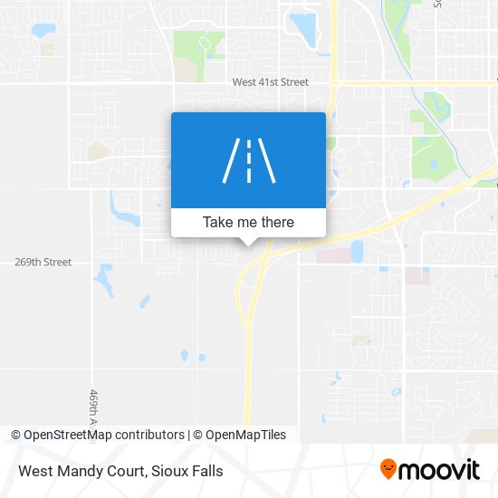 West Mandy Court map