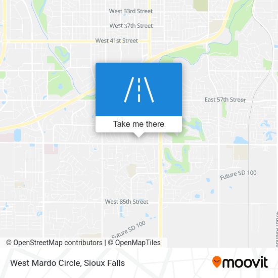 Mapa de West Mardo Circle