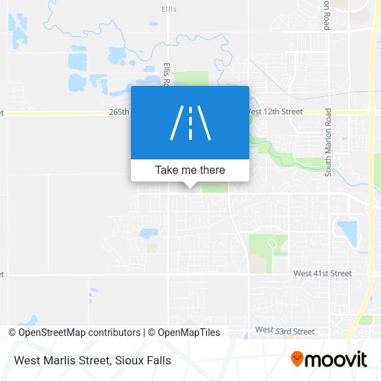 West Marlis Street map