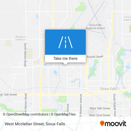 West Mcclellan Street map