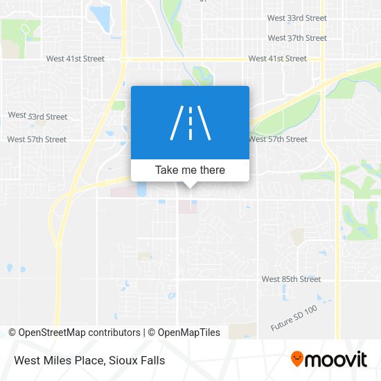 Mapa de West Miles Place