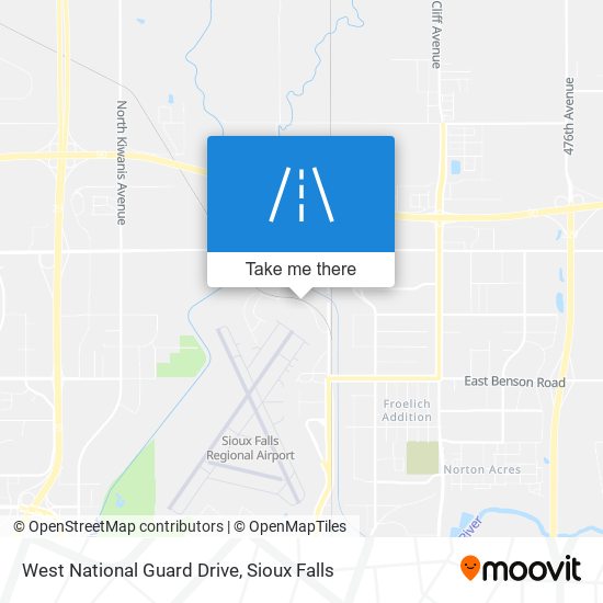 West National Guard Drive map