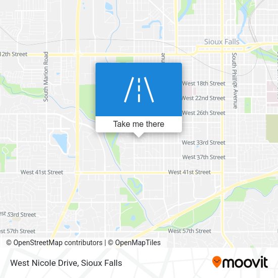 Mapa de West Nicole Drive
