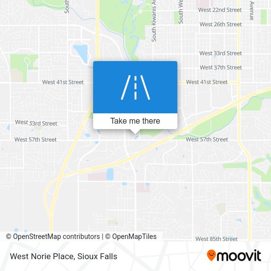 Mapa de West Norie Place