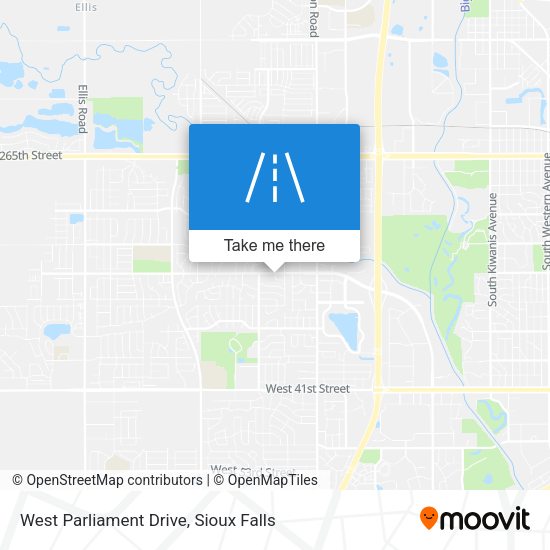 Mapa de West Parliament Drive
