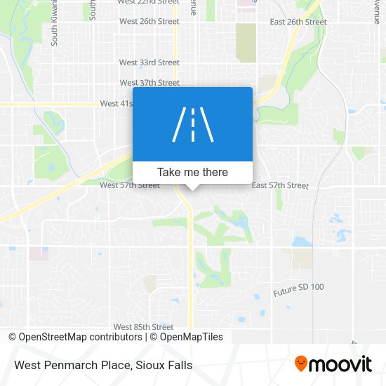 West Penmarch Place map