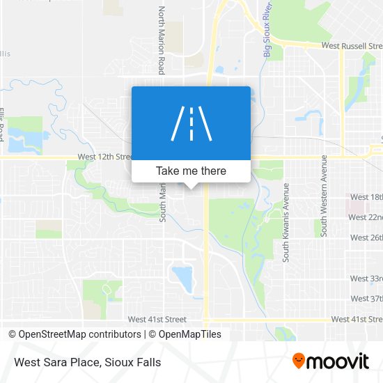 Mapa de West Sara Place