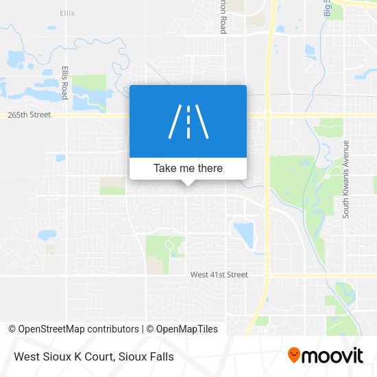 West Sioux K Court map