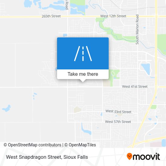 Mapa de West Snapdragon Street