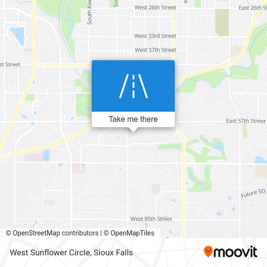 West Sunflower Circle map