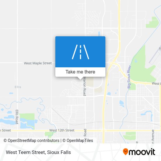 Mapa de West Teem Street
