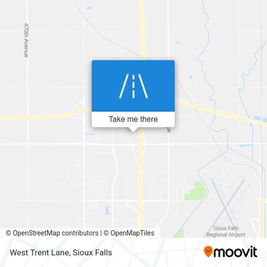 Mapa de West Trent Lane