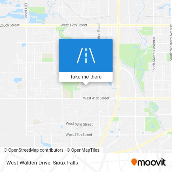 Mapa de West Walden Drive