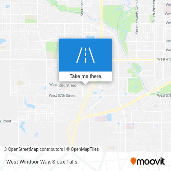 West Windsor Way map