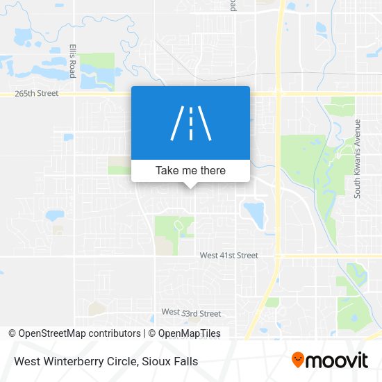 Mapa de West Winterberry Circle