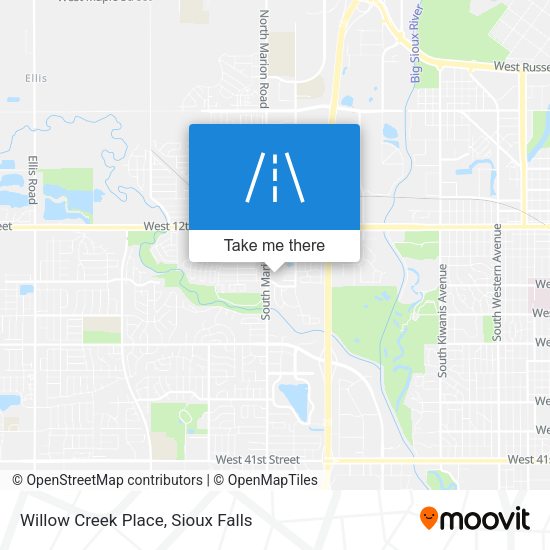 Willow Creek Place map