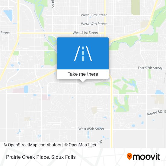 Mapa de Prairie Creek Place