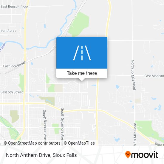 North Anthem Drive map