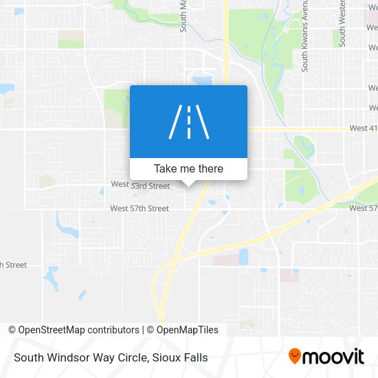 Mapa de South Windsor Way Circle