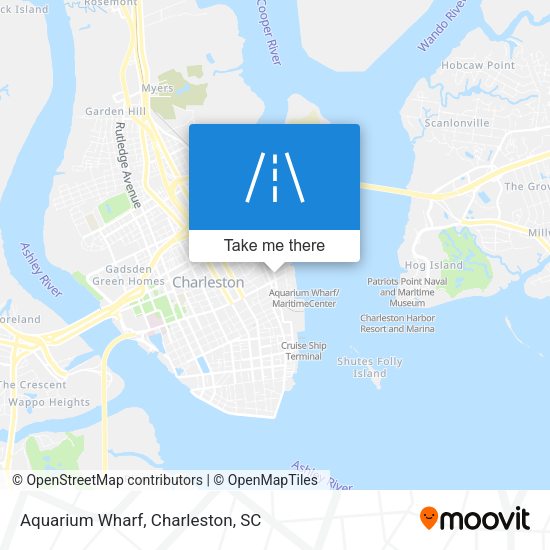 Mapa de Aquarium Wharf