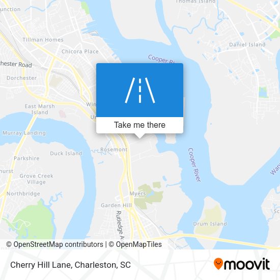 Mapa de Cherry Hill Lane