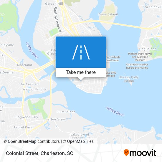 Colonial Street map