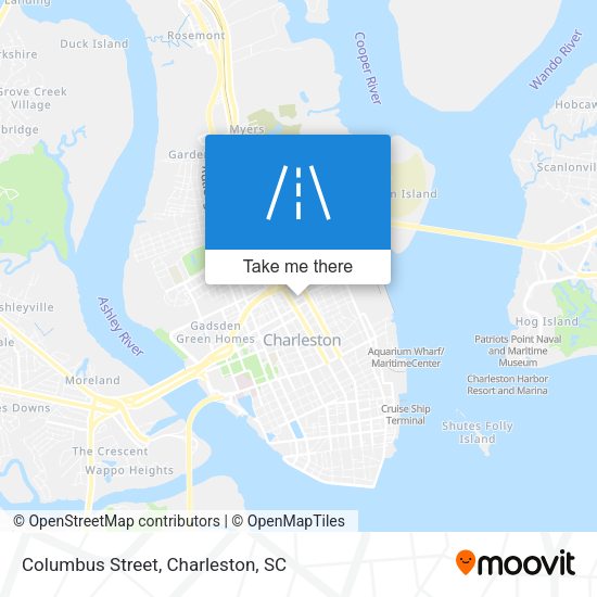 Mapa de Columbus Street