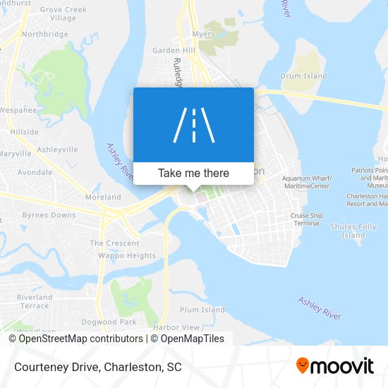 Courteney Drive map