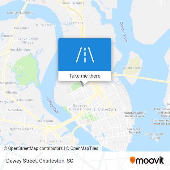 Mapa de Dewey Street