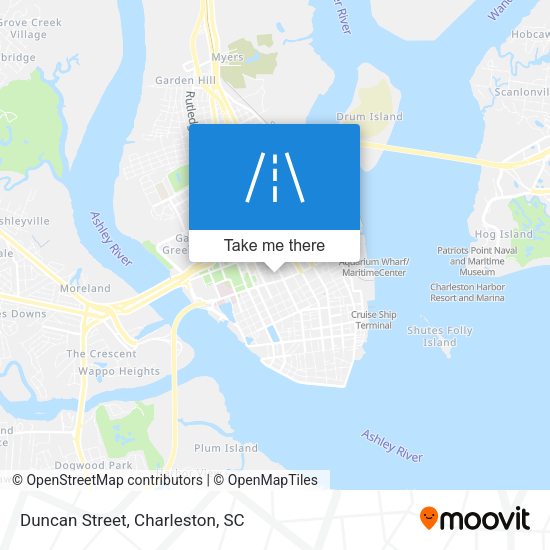 Mapa de Duncan Street