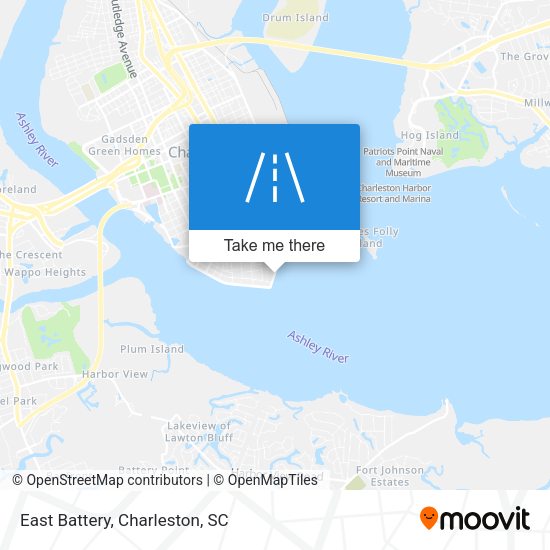 Mapa de East Battery