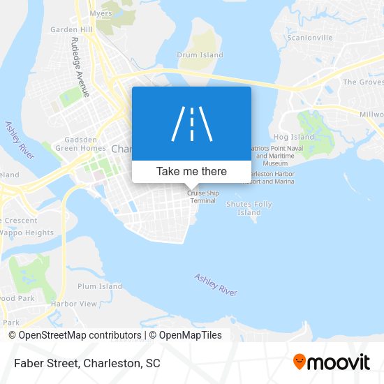 Mapa de Faber Street