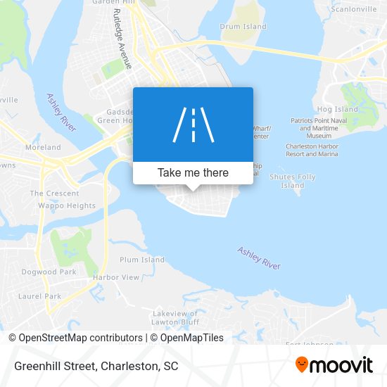 Greenhill Street map