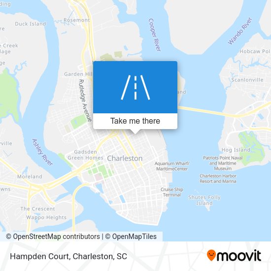 Mapa de Hampden Court