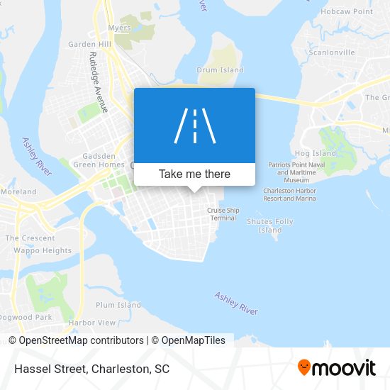 Mapa de Hassel Street