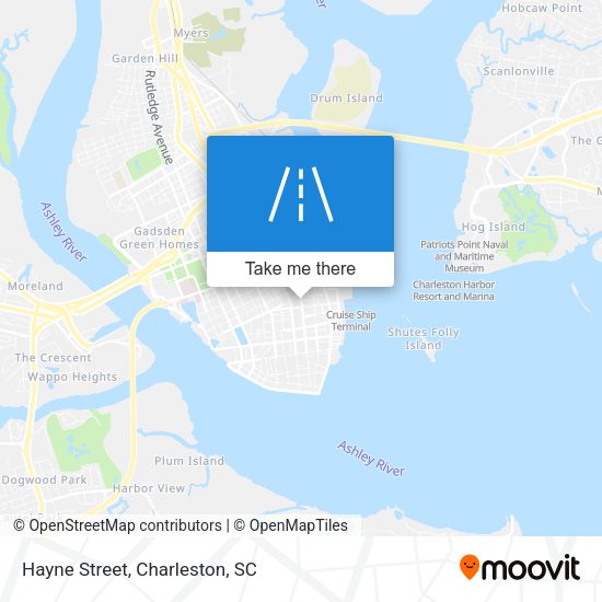 Mapa de Hayne Street