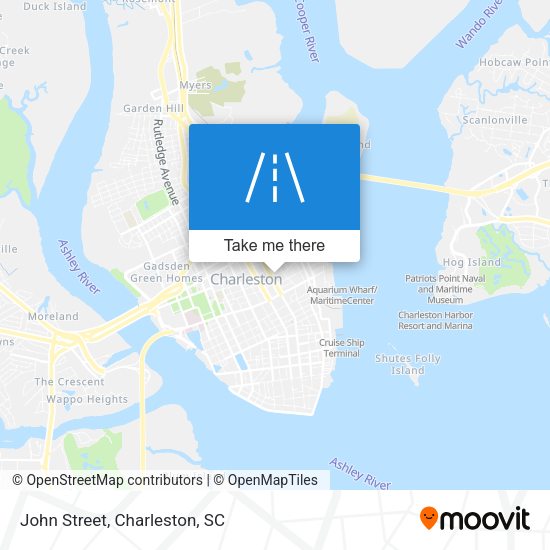 Mapa de John Street