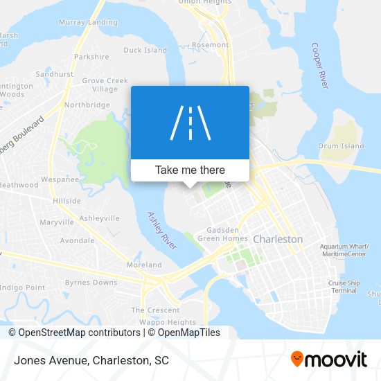 Mapa de Jones Avenue