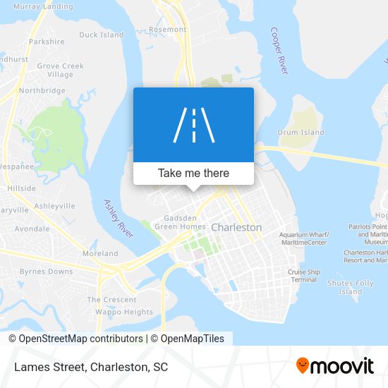 Mapa de Lames Street