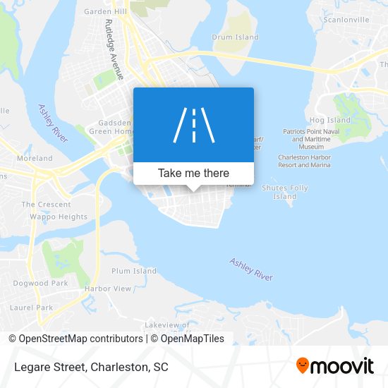 Mapa de Legare Street