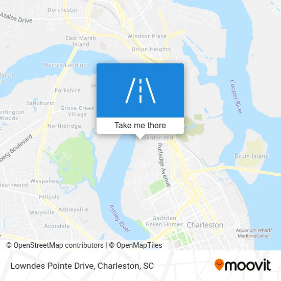 Lowndes Pointe Drive map