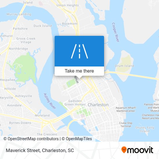 Maverick Street map