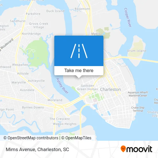 Mapa de Mims Avenue
