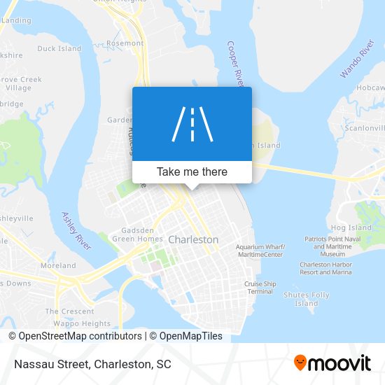 Mapa de Nassau Street