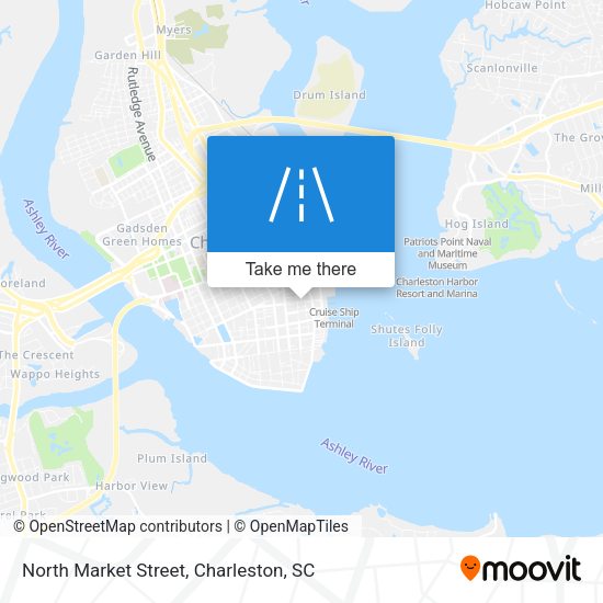 North Market Street map