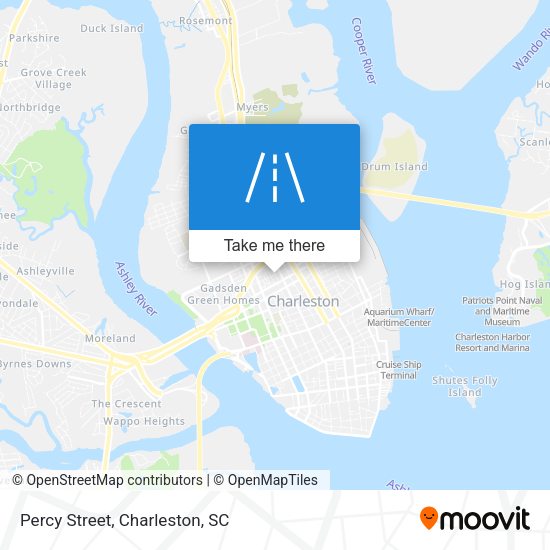 Mapa de Percy Street