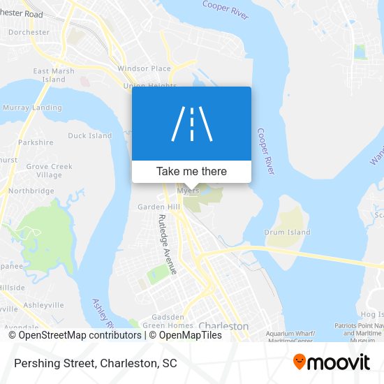 Mapa de Pershing Street